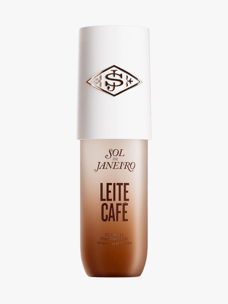 Sol de Janeiro Limited Edition Leite Perfume Mists in branded component on a light gray background